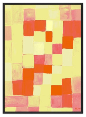 Obraz olejny ręcznie malowany 53x73cm Abstrakcja