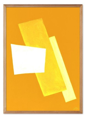 Obraz olejny ręcznie malowany 53x73cm Abstrakcja