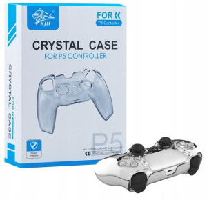 Case na pada do Playstation 5, przezroczysty