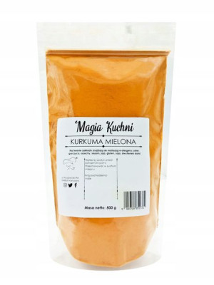 Kurkuma MIELONA 500g BEZ CHEMII wysoka JAKOŚĆ