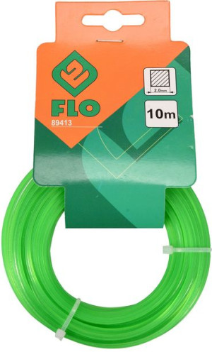 Żyłka tnąca kwadrat 2,0 mm 10 metrów 89413 Flo