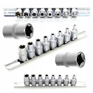 Nasadki Torx Zestaw 8 Elementów 3/8"