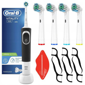 Oral-B Vitality 100 Czarna + 4 końcówki zam. precision