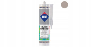ATLAS SILIKON Sanitarny SILTON S 280ml Stalowy 203