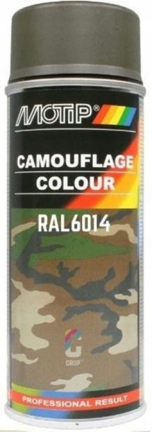 Motip Farba spray MILITARY wojskowa KHAKI MAT 400