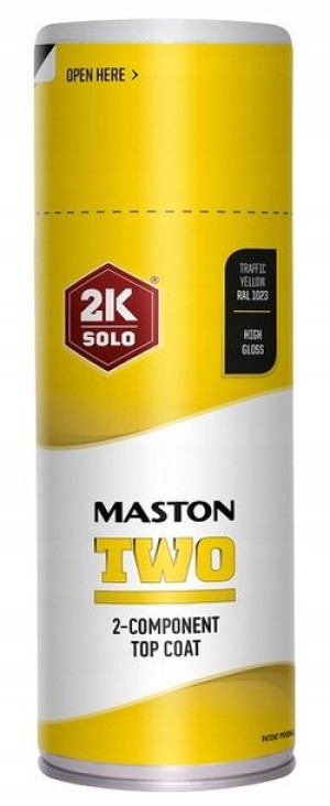 MASTON Lakier 2K połysk super twardy żółty 1023