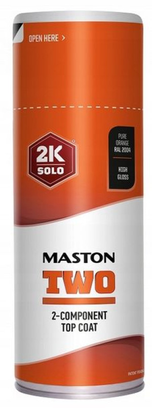 MASTON Lakier 2K połysk super twardy orange 2004