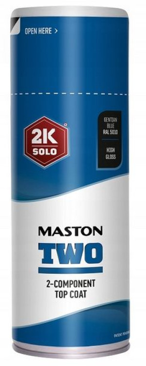 MASTON Lakier 2K połysk twardy niebieski 5010