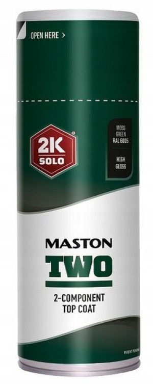 MASTON Lakier 2K połysk super twardy zielony 6005