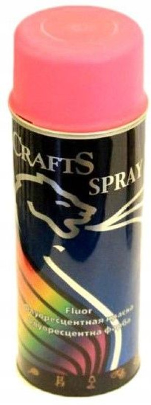 Motip Crafts - fluorescencyjny lakier różowy 400ml