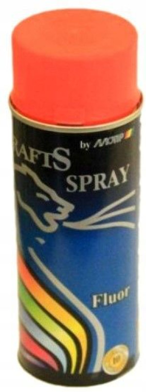 Motip Crafts - fluorescencyjny lakier czerwony 400