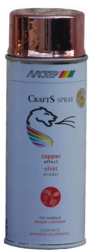 Motip Crafts lakier z efektem chromu miedziany 400
