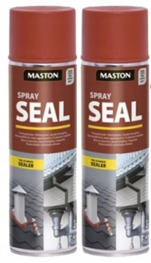 2x Spray Seal uszczelniająca gumowa powłoka ceglas