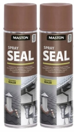 2x Spray Seal uszczelniająca gumowa powłoka brązow