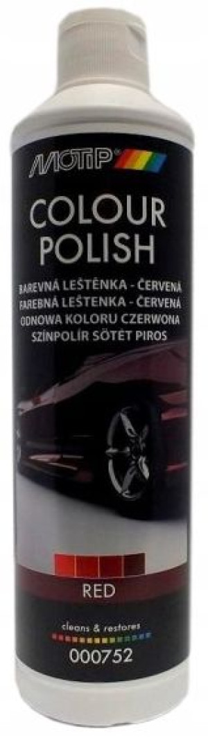 MOTIP Mleczko koloryzujące czerwone odnowa lakieru