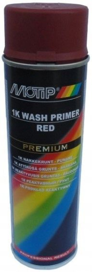 MOTIP PODKŁAD REAKTYWNY 1K czerwony spray 500ml