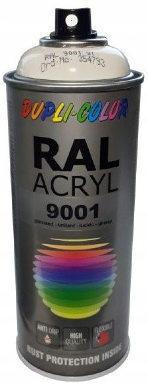 MOTIP Lakier akrylowy połyskowy RAL 9001