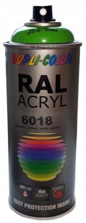MOTIP Lakier akrylowy połyskowy RAL 6018