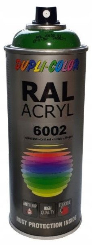 MOTIP Lakier akrylowy połyskowy RAL 6002