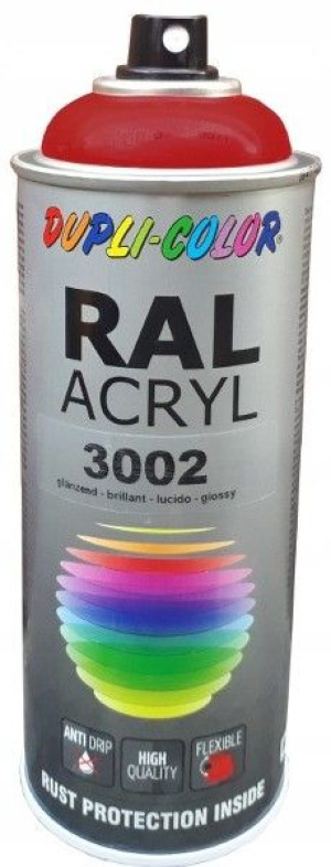 MOTIP Lakier akrylowy połyskowy RAL 3002