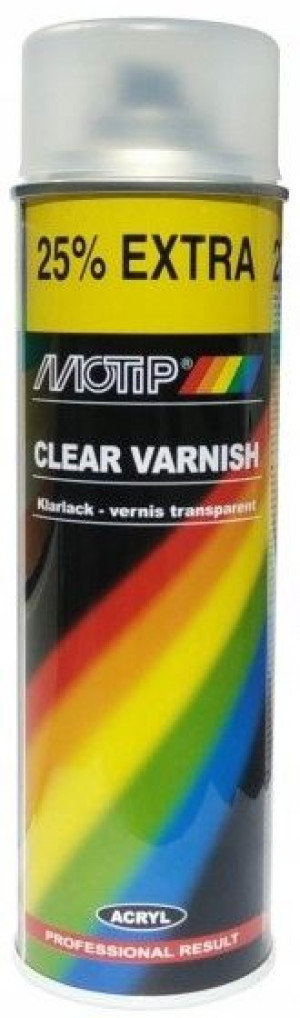 MOTIP Lakier akrylowy 500ml - bezbarwny MAT matowy