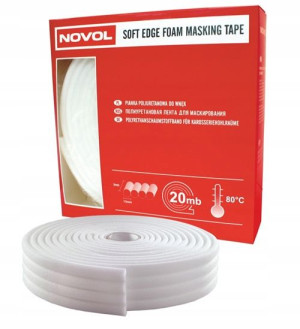 NOVOL taśma butylowa pianka do wnęk 13mm x 20mb