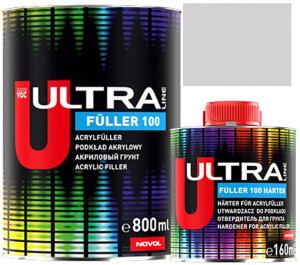 NOVOL ULTRA FULLER 100 Podkład Akrylowy Szary 0,8