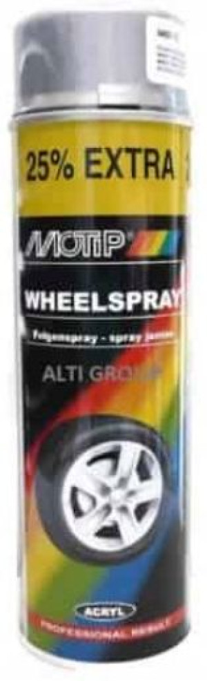 MOTIP lakier do felg 500ml spray - srebrny