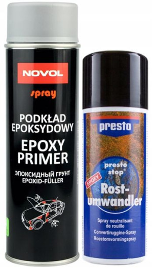 Novol podkład epoksydowy spray, presto rdza stop