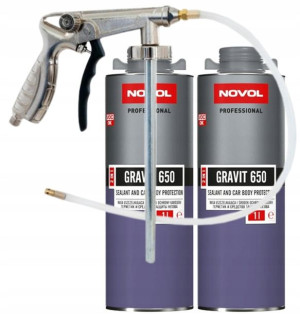 NOVOL gravit 650 baran 2w1 czarny *2 i pistolet