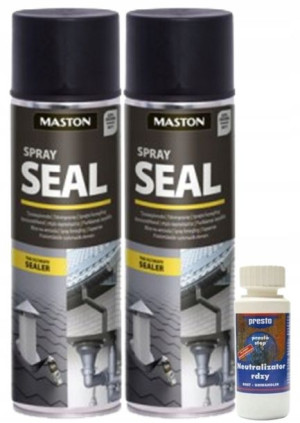 2* Spray Seal uszczelniacz do dachu czarny