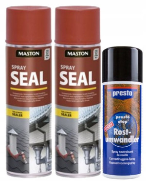 2x Spray Seal uszczelniacz do dachu ceglasty