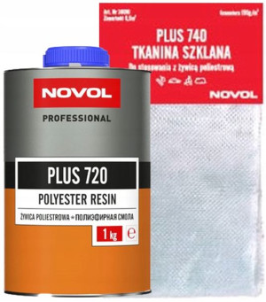 NOVOL żywica do laminowania z tkaniną szklaną 1kg