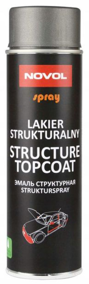 Novol Structure Lakier Strukturalny antracyt spray