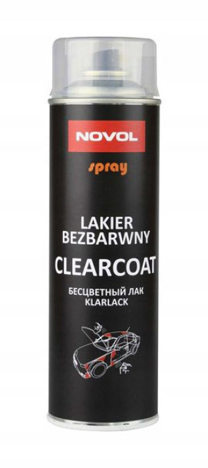 Novol - lakier bezbarwny w sprayu połysk 500ml