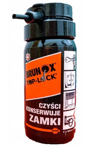 BRUNOX Top Lock czyści smaruje zamek zawias 50ml