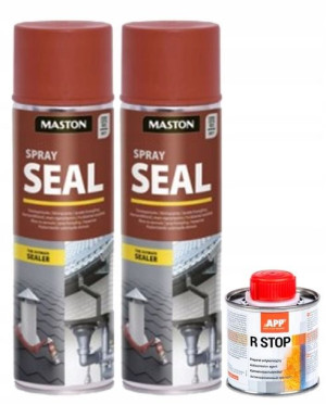 2x Spray Seal uszczelniacz do dachu ceglast,r-stop