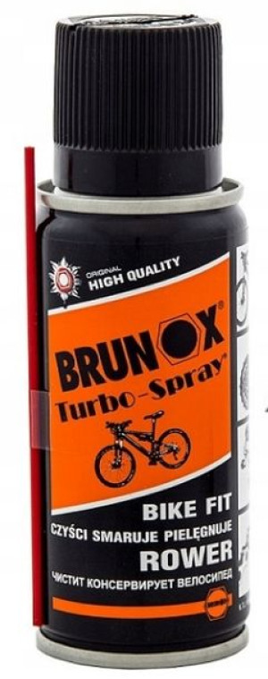 BRUNOX BIKE FIT TURBO spray smar rowerowy 100ml