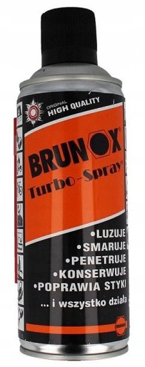 Olej smar do konserwacji Brunox Turbo Spray 400 ml