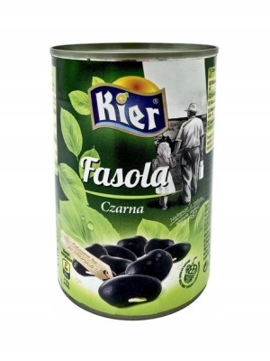 Fasola CZARNA 400g PUSZKA FASOLKI