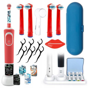 Oral-B Vitality 100 Star Wars + 4 zam. red kids + Dodatki