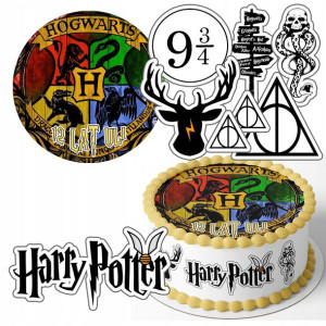 Zestaw Opłatek 20cm + Postacie - Harry Potter + Gr