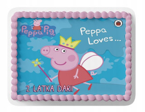 Opłatek Na Tort A3 28x40 Cm - Świnka Peppa Wybór