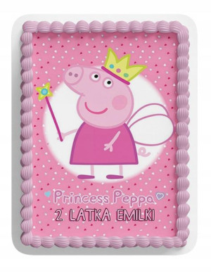 Opłatek Na Tort A3 28x40 Cm - Świnka Peppa Wybór