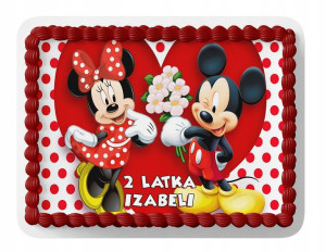 Opłatek Na Tort A3 28x40 Cm - Myszka Miki Wybór