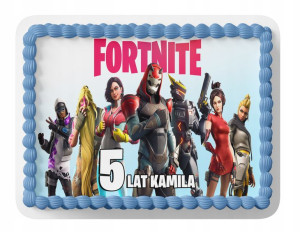 Opłatek Na Tort A3 24x35 Cm - Fortnite Wybór