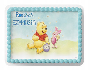 Opłatek Na Tort A3 24x35 Cm - Kubuś Puchatek