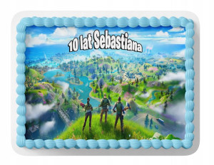 Opłatek Na Tort A4 26x26 Cm - Fortnite Wybór