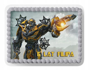 Opłatek Na Tort A4 26x26 Cm - Transformers Wybór