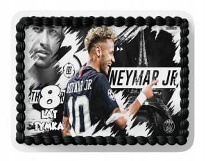 Opłatek Na Tort A4 26x26 Cm - Neymar Piłka Nożna